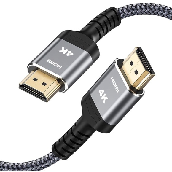 NEW 4K HDMI Cable 15FT,Highwings 2.0 High Speed 18Gbps HDMI Braided Cord-Support - Picture 1 of 7